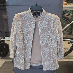 Alex Evenings Blush Lace Jacket